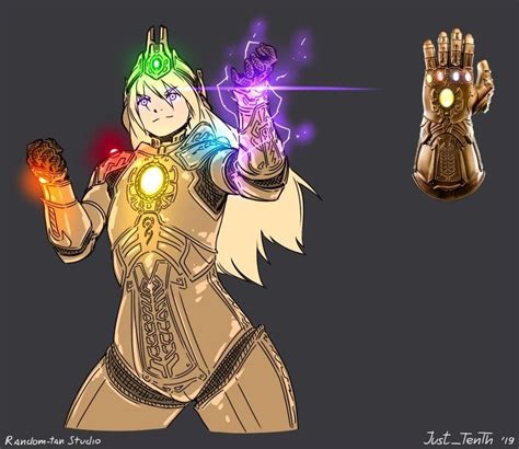 Infinity Gauntlet Chan | The Infinity Gauntlet | Character design girl, Concept art characters ...