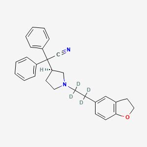 (S)-Darifenacin Nitrile-d4 | C28H28N2O | CID 169437093 - PubChem