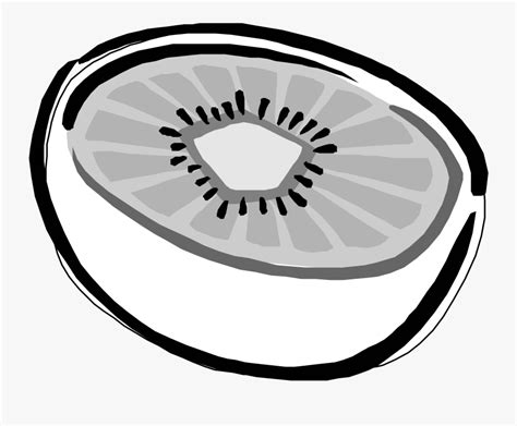 Kiwi - Clipart - Black - And - White - Kiwi Clip Art , Free Transparent Clipart - ClipartKey