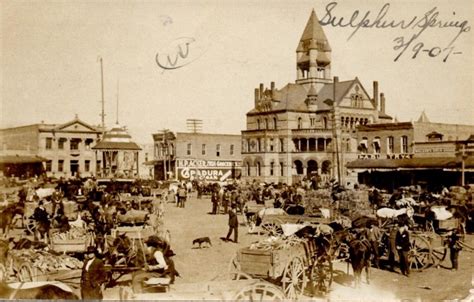 1907 view of the square in Sulphur Springs Tx. | Sulphur springs, Texas history, Sulphur springs ...