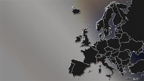 Black map photo digital wallpaper, map, Europe, countries HD wallpaper | Wallpaper Flare