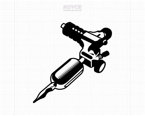 Pistolet de tatouage svg clipart de machine à tatouer png - Etsy France