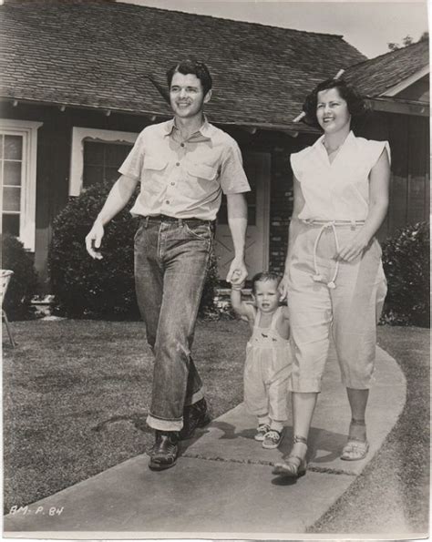 Audie Murphy with Wife and Son 1950s Publicity Still, available to purchase from our collection ...