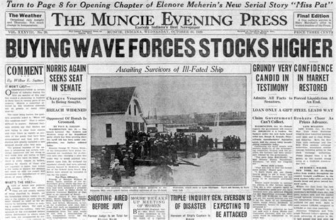 The Great Depression: Newspaper headlines from the 1929 stock market crash - Click Americana