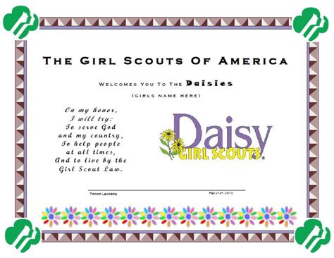 Girl Scout Investiture Ceremony Invitations - Invitation Design Blog