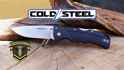 NEW 2022 COLD STEEL KNIVES VERDICT FOLDING KNIFE REVIEW - YouTube