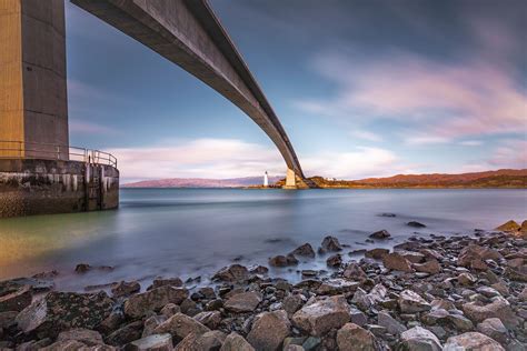 Skye Bridge connecting mainland Scotland with the Isle of Skye | Scotland vacation, Skye ...