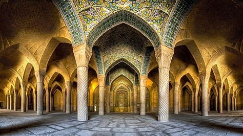 HD wallpaper: Nasir al-Mulk Mosque, Architecture, Ceiling, iran, shiraz ...