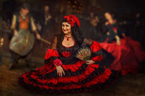 Mature Woman Dance Gypsy Costume Stock Photos - Free & Royalty-Free ...