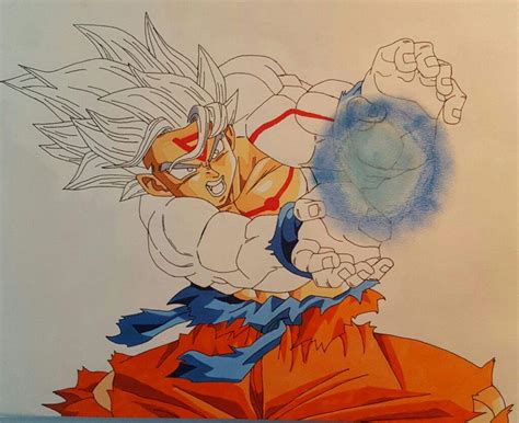 Omni Super Saiyan God Goku drawing!! | DragonBallZ Amino