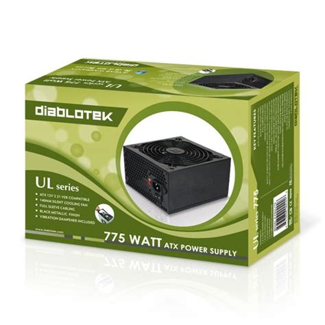 Diablotek 775W ATX Power Supply (PSUL775) - PCPartPicker