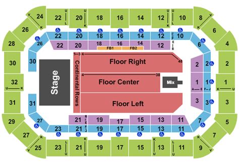 Dow Arena At Dow Event Center Seating Chart - Saginaw