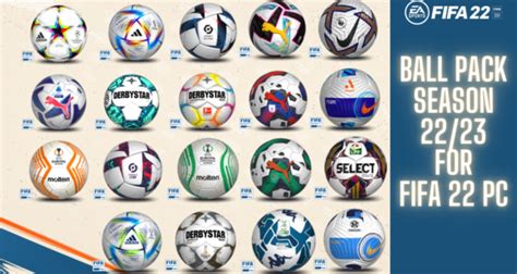 Ball Pack 22/23 for FIFA 22 PC | FIFA Infinity Mods