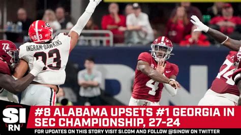 Alabama Upsets Georgia In Sec Championship - One News Page VIDEO