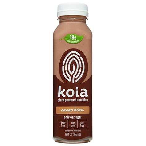 Koia Plant-Based Shake, Protein, Cacao Bean (12 oz) - Instacart