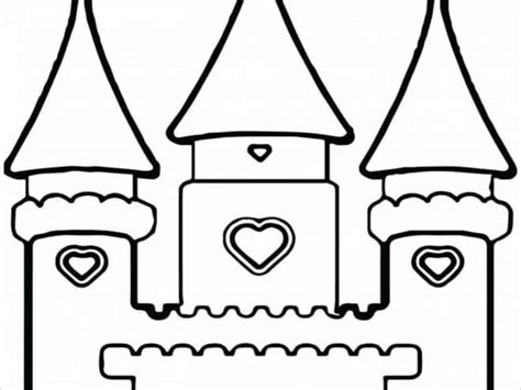 Free & Easy To Print Castle Coloring Pages - Tulamama