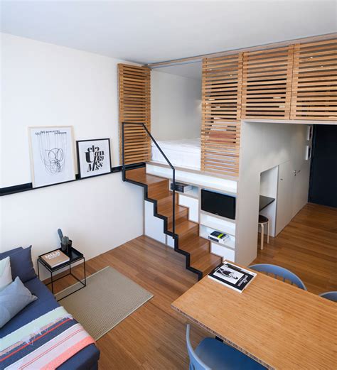 4 Awesome Small Studio Apartments With Lofted Beds