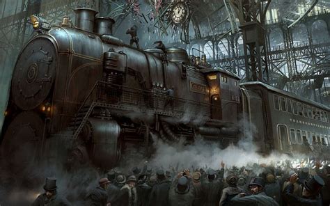 22150_steampunk | Steampunk wallpaper, Steampunk background, Steampunk art