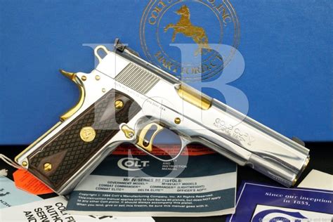 Custom Colt Gold Cup National Match Stainless Enhanced 1911 .45 ACP ...