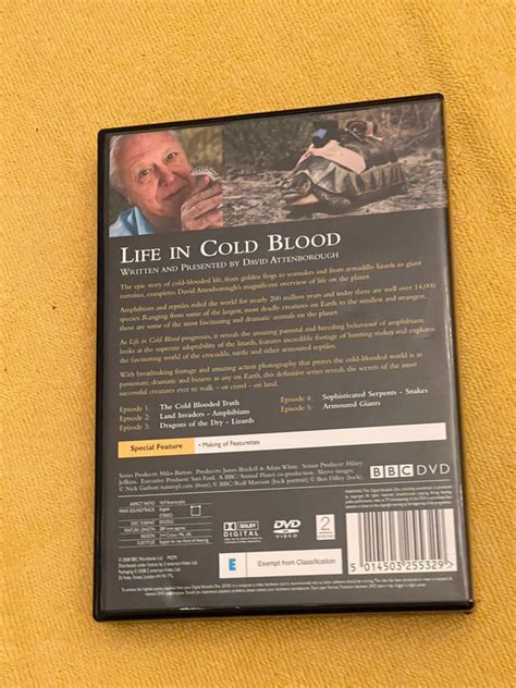 David Attenborough: Life in Cold Blood - The Complete Series dvd set ...