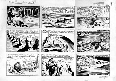 Phantom Sunday Strip by Sy Barry Comic Art | Phantom comics, Comic art ...