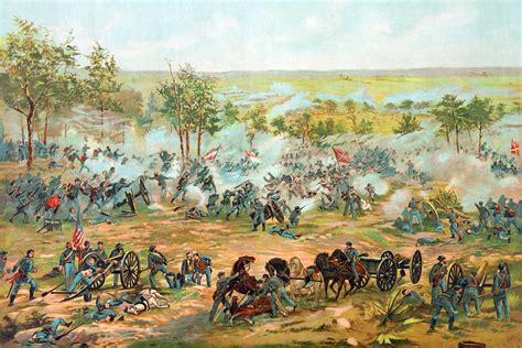 Battle of Gettysburg by Philippoteaux Painting by Paul Philippoteaux - Pixels