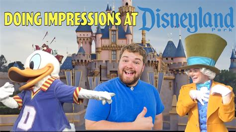 Brian Hull Does Amazing Impressions of Characters at Disneyland While ...