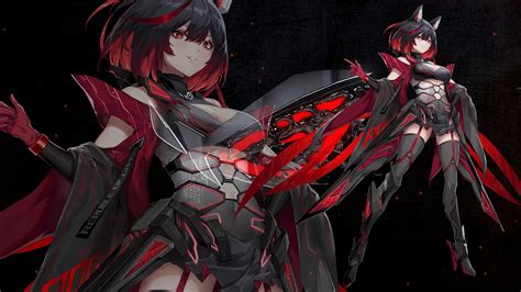 Asus ROG Girl-SE7EN Debuts! 4K 60FPS v2 [Wallpaper Engine Anime ...