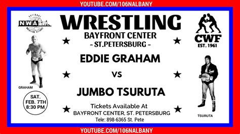 Eddie Graham vs Jumbo Tsuruta (February 7th, 1976) (Championship Wrestling From Florida) - YouTube