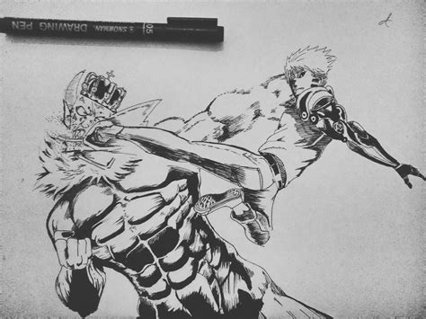 Sea King vs Genos (One Punch Man) by aditparsial on DeviantArt