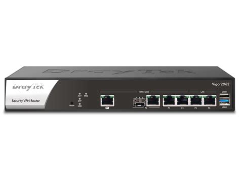 Vigor2962P Dual WAN enterprise broadband router - Global IT Security World | DrayTek distributor ...