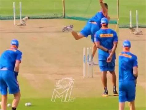 IPL 2023: MI shares video of Arjun Tendulkar bowling accurate yorkers ...