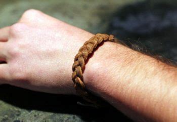 Braided Leather Bracelet | Fun Family Crafts