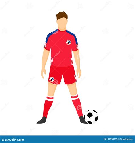 Panama Football Jersey National Team World Cup Illustration Stock ...