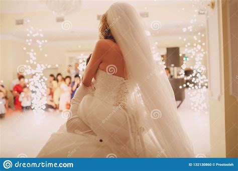 Wedding first dance stock photo. Image of party, elegant - 132130860