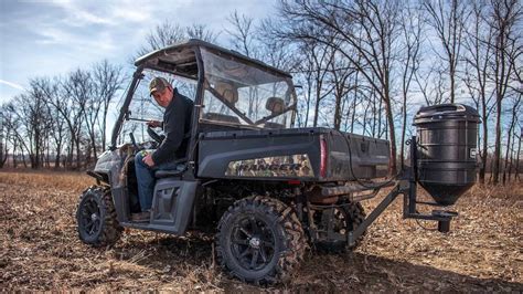 Moultrie ATV Spreader – Electronic Feed Gate - YouTube