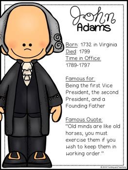 John Adams Biography Pack | Distance Learning by A Page Out of History