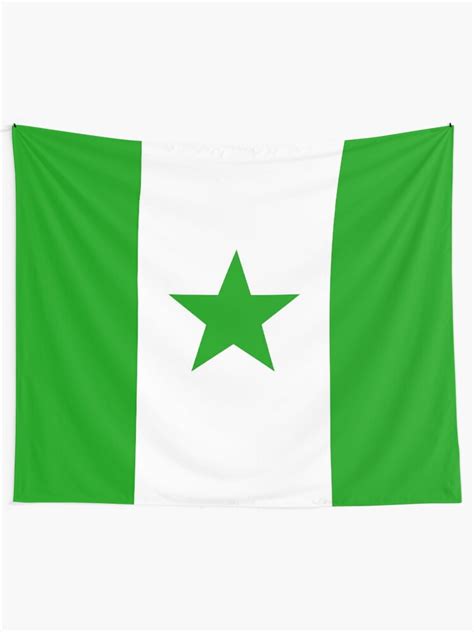 "Official Esperanto Flag" Tapestry by observation | Redbubble