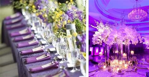 Lavender And Gold Wedding Theme