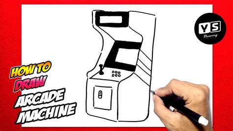 How to draw Arcade Machine - Game Machine - YouTube