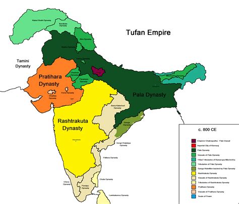 [Map] Map of India in c. 800 CE - Imgur India World Map, India Map ...