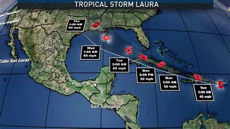 Disorganized Tropical Storm Laura Tracks Toward Cuba and Bahamas – NBC ...