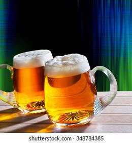 Two Beer On Table Modern Black Stock Photo 348784385 | Shutterstock