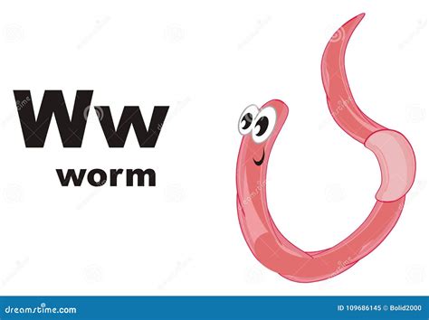 Worm and abc stock illustration. Illustration of soil - 109686145