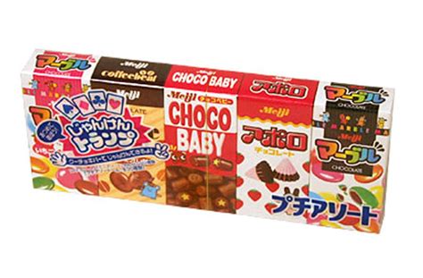 Japan Meiji Mini Assorted Chocolate Pack 50g Petit Sort