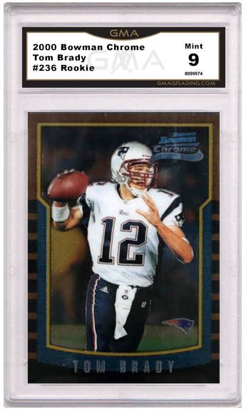 Best Tom Brady Rookie Cards and What they are Worth