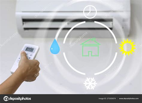 Settings of climate control in your smart house Stock Photo by ©AY ...