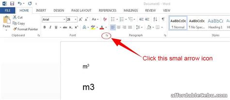 How to Write m3 (cubic meter) symbol in Word? - Computers, Tricks, Tips ...