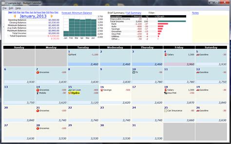 Spreadsheet Template Page 17 Budget Calendar Spreadsheet Daily Calories ...