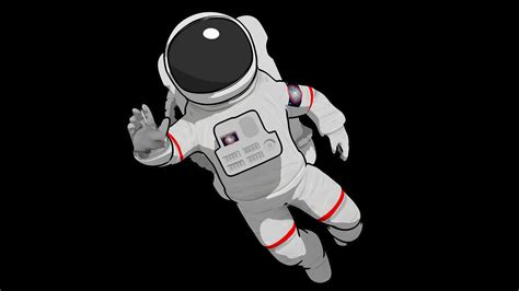 Astronaut 3d - 4k Animation Stock Footage SBV-336089693 - Storyblocks